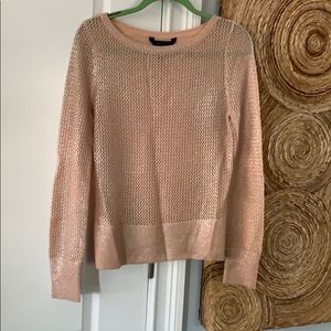 Barely worn, blush color BCBG knit